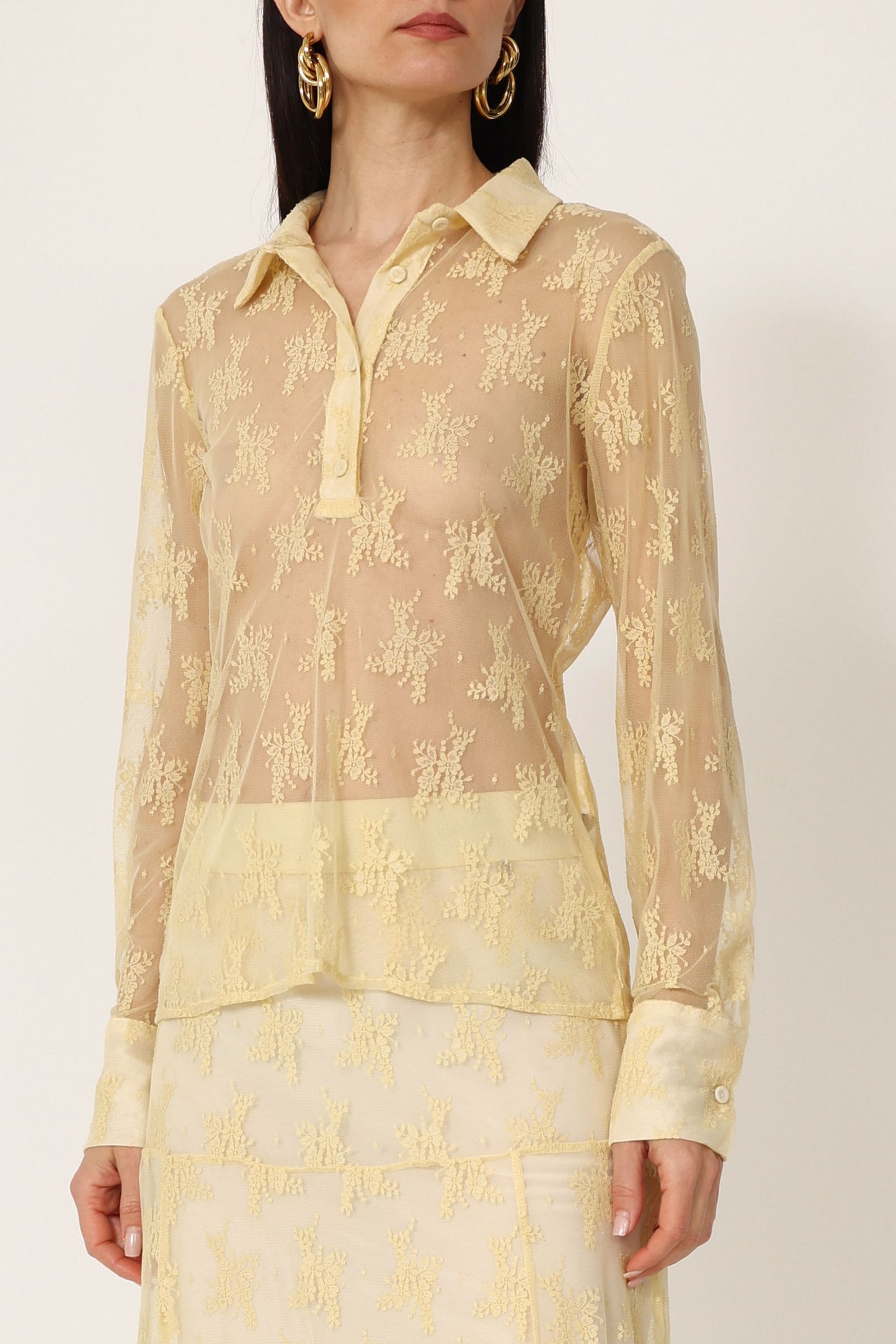 Blusa in Pizzo