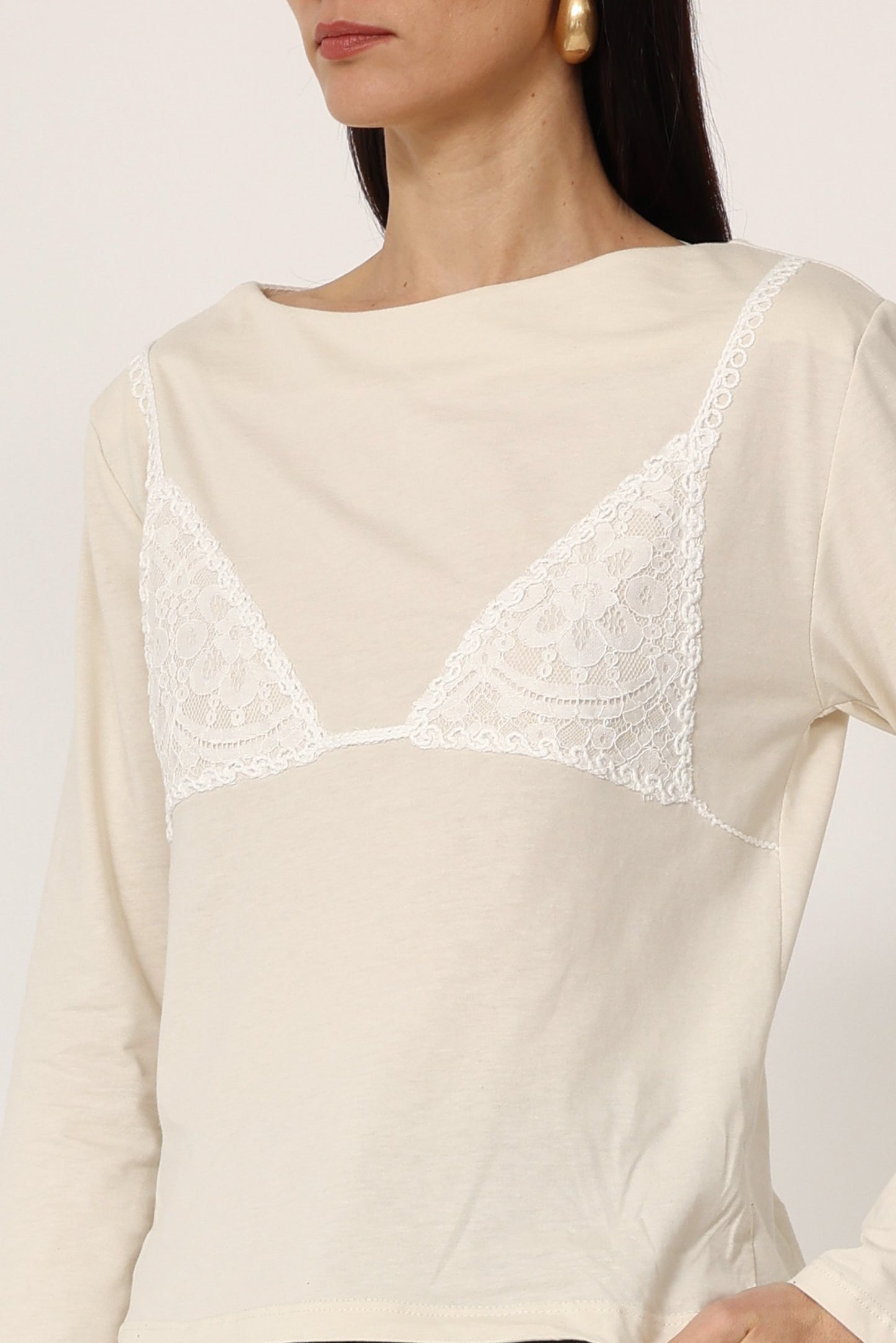 Maglia Ricamo Top
