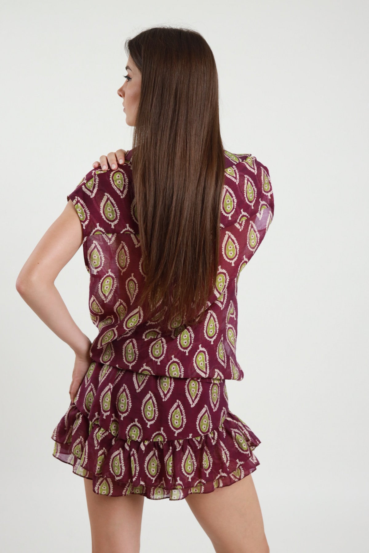 Camicia in Fantasia Paisley con Nodo