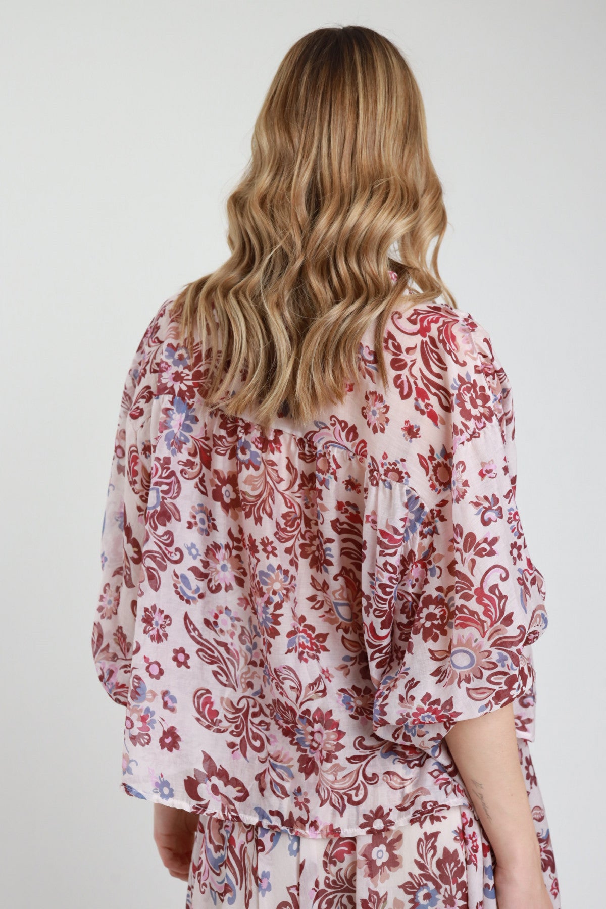 Camicia Over in Fantasia Paisley – Susy Mix