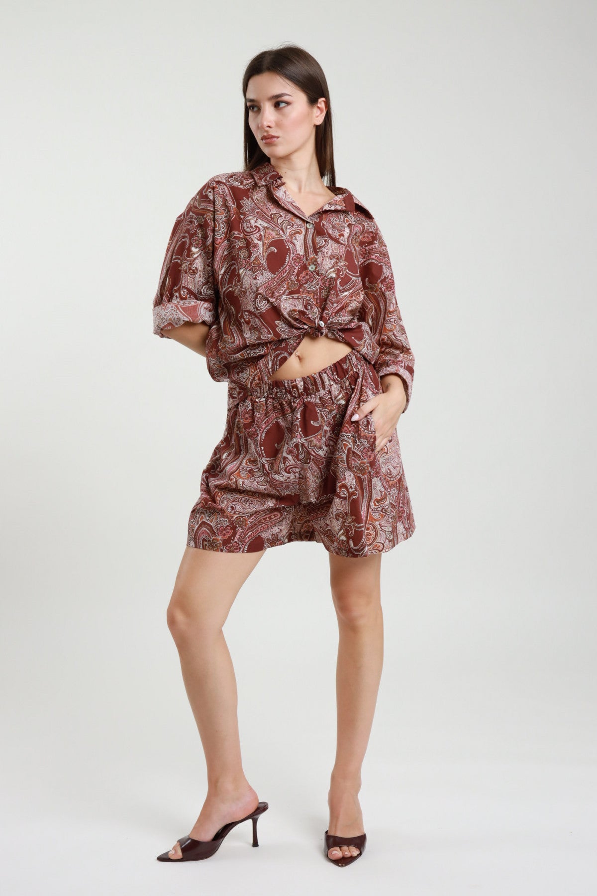 Completo Camicia + Shorts Bandana