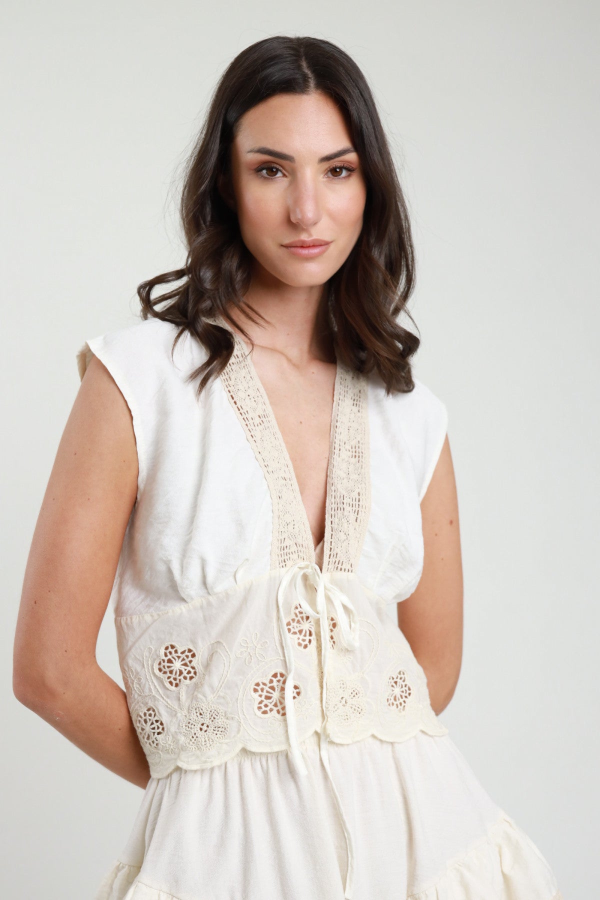 Gilet Ricamato