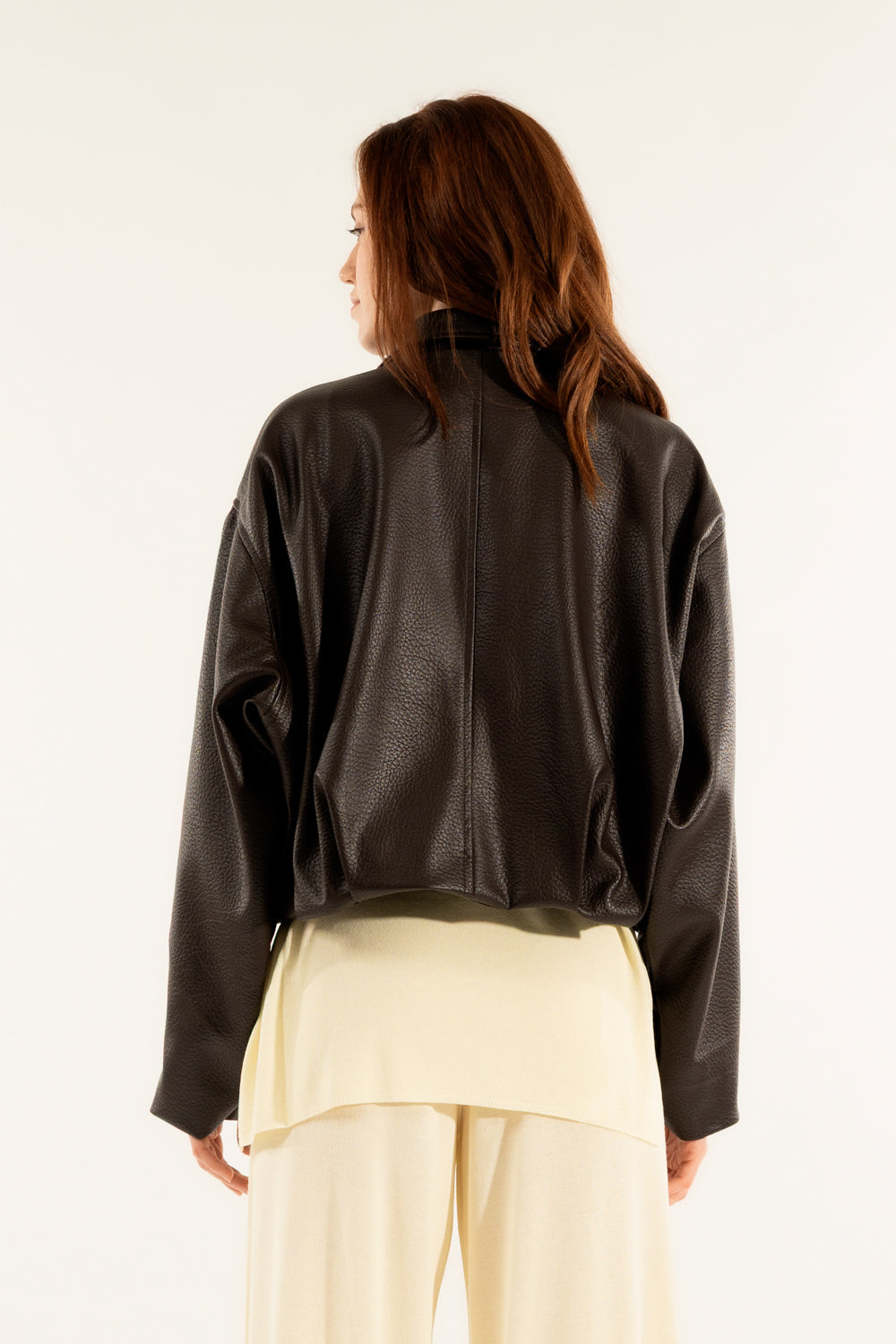 Bomber ecopelle fibbia  Kontatto