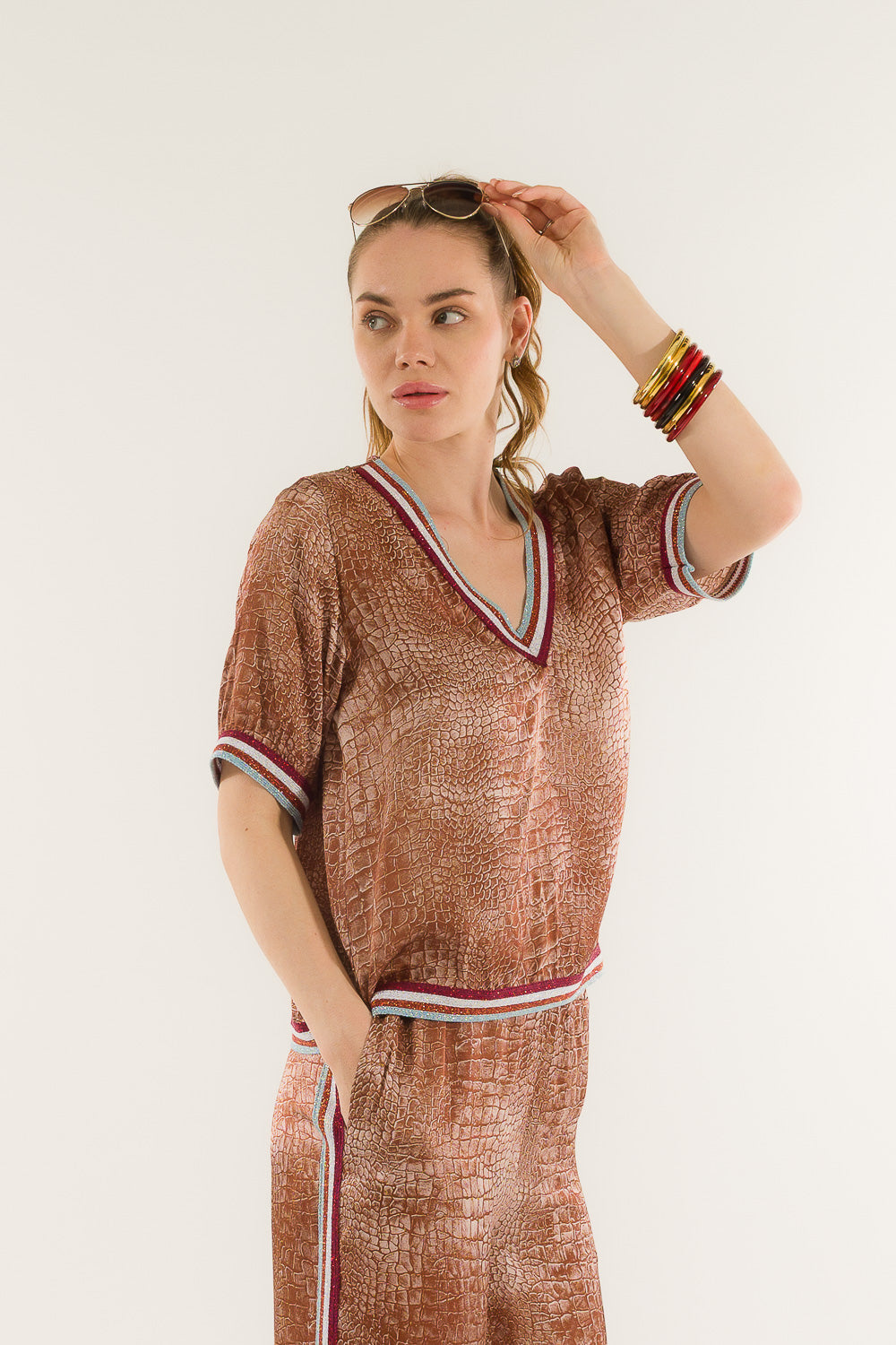 Blusa fantasia bande