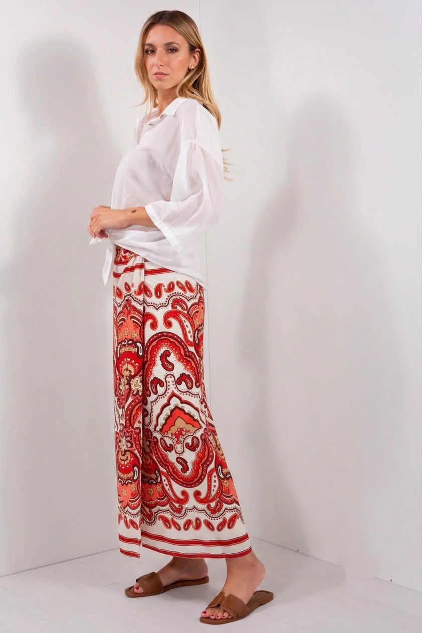 Gonna Lunga Stampa Paisley e Tropicale – DUDA