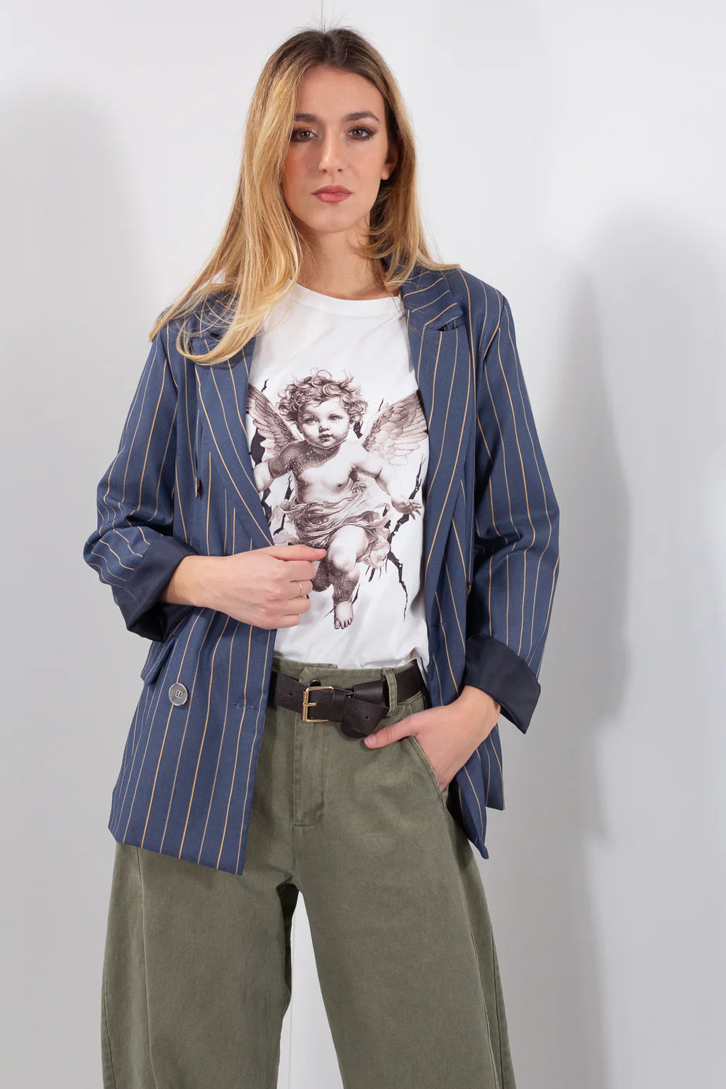 GIACCA DOPPIOPETTO GESSATA