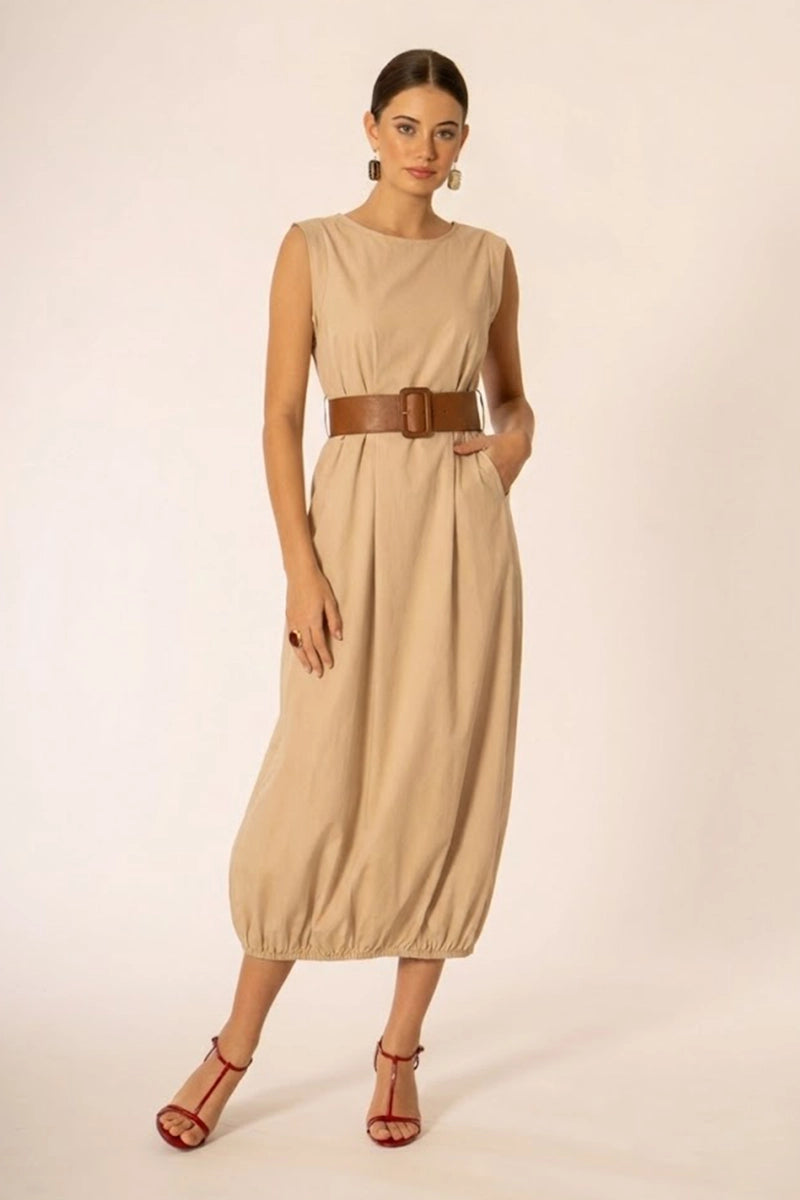 Abito palloncino con cintura NO-NA’