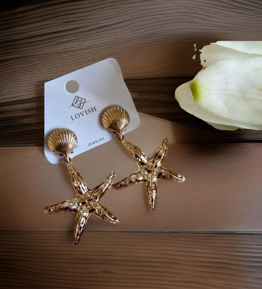 orecchino stella marina maxi