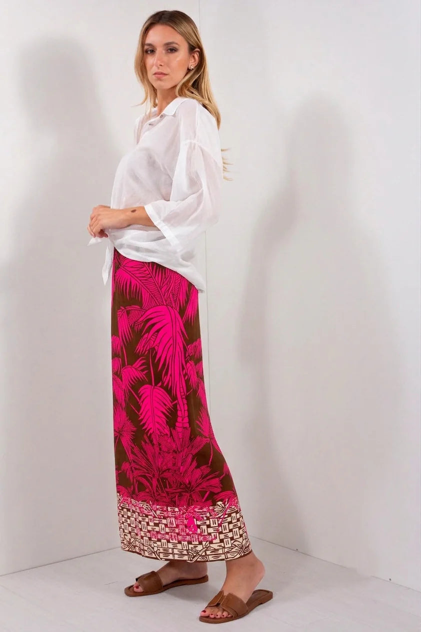 Gonna Lunga Stampa Paisley e Tropicale – DUDA