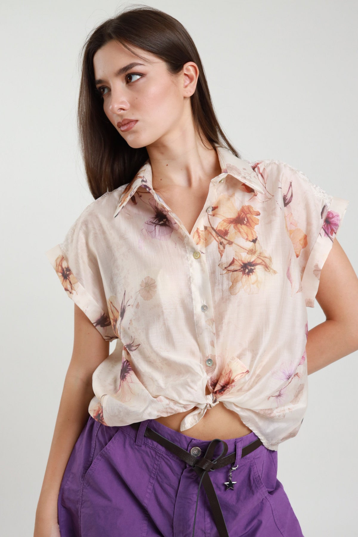 Camicia in Fantasia e Pizzo