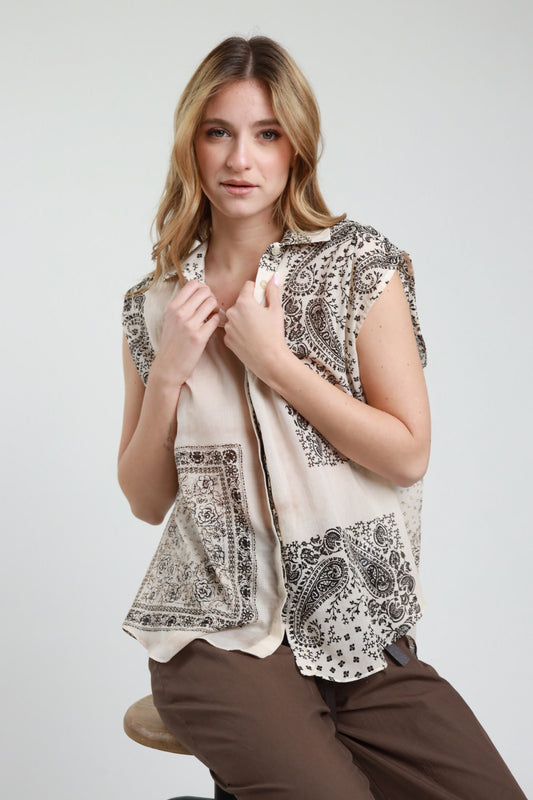 Camicia Stampa Bandana