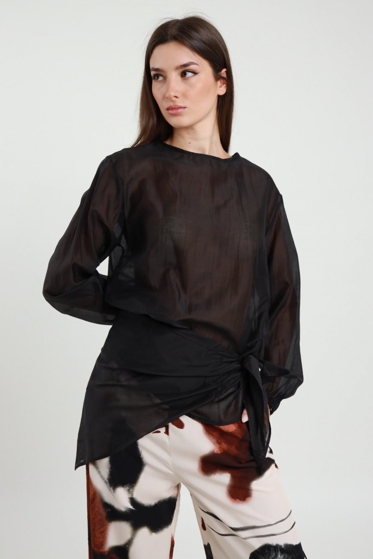 Blusa con Foulard