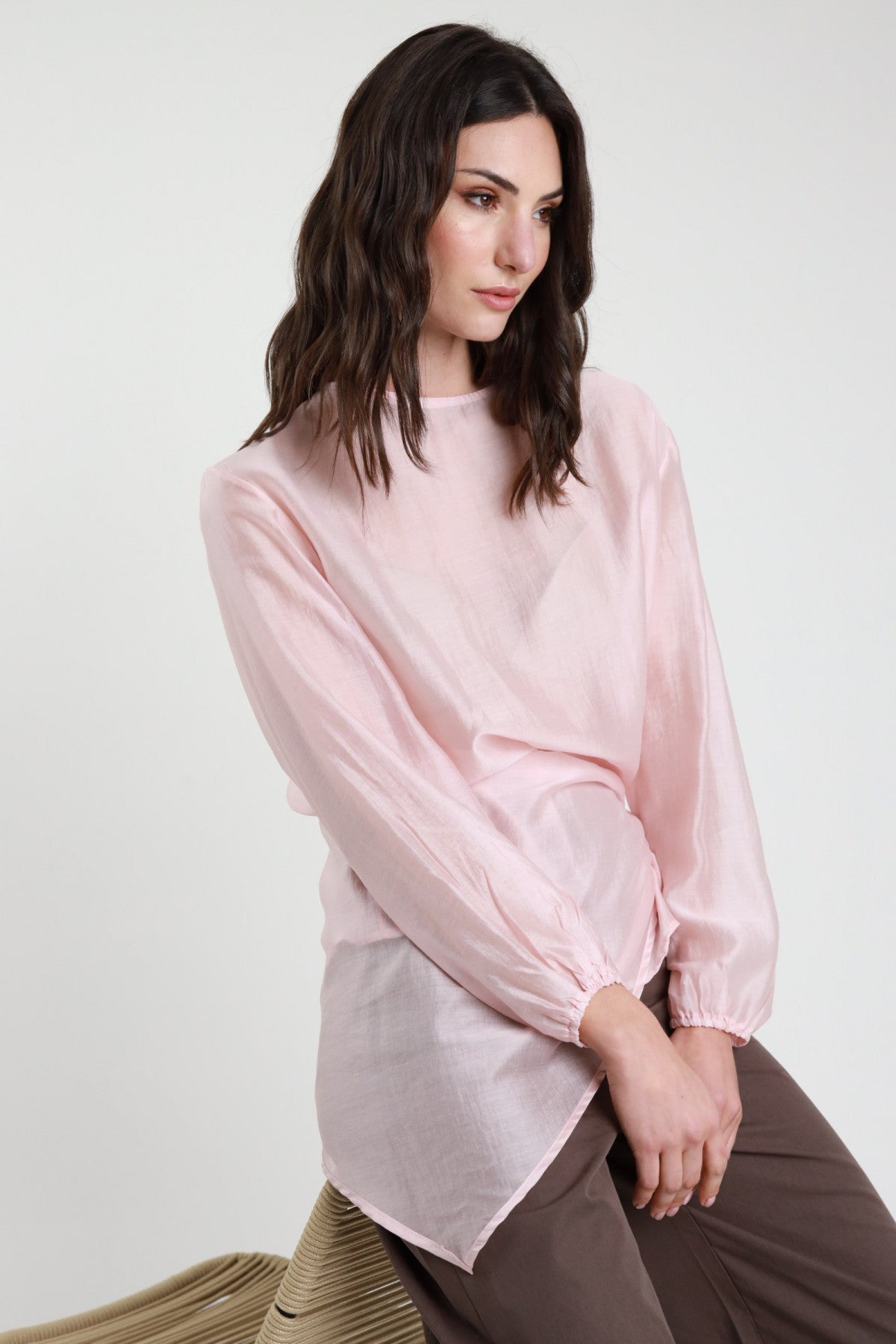Blusa con Foulard