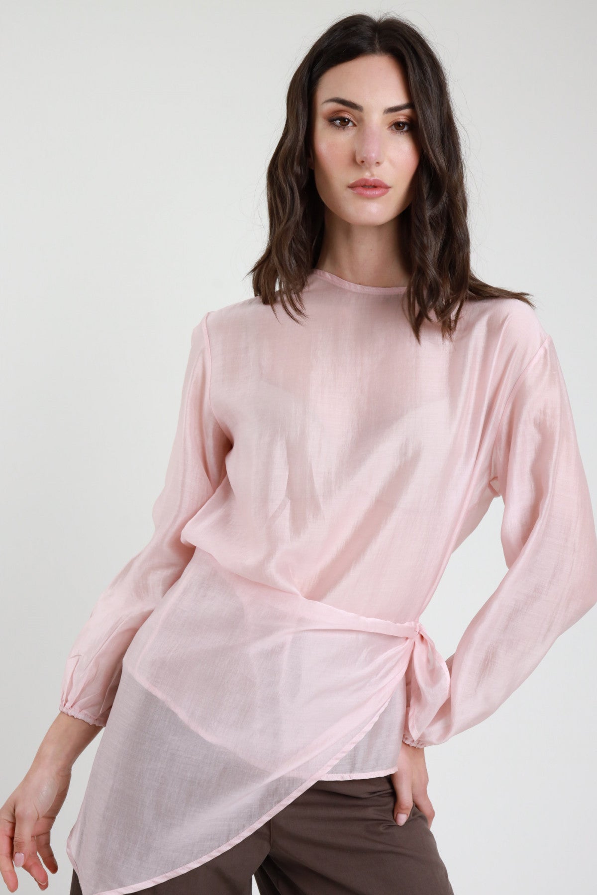Blusa con Foulard