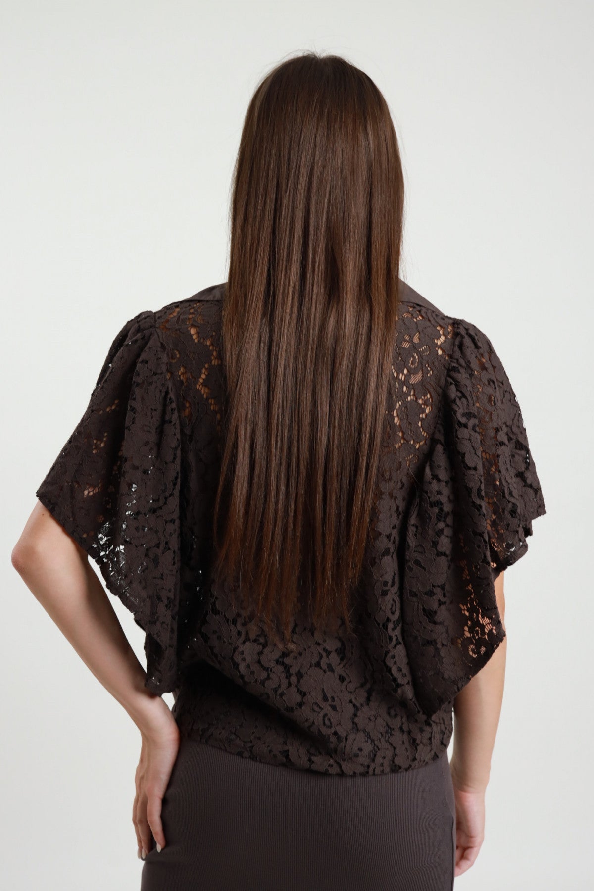 Camicia in Pizzo Floreale