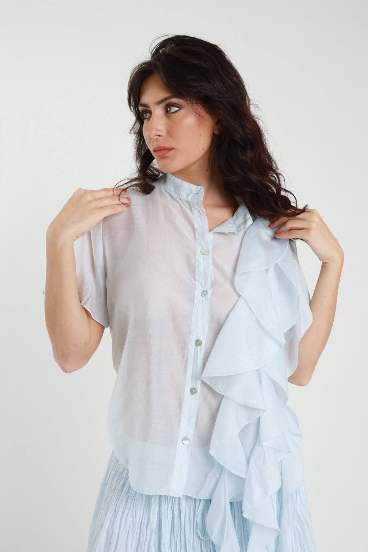 Camicia Mezze Maniche con Rouges