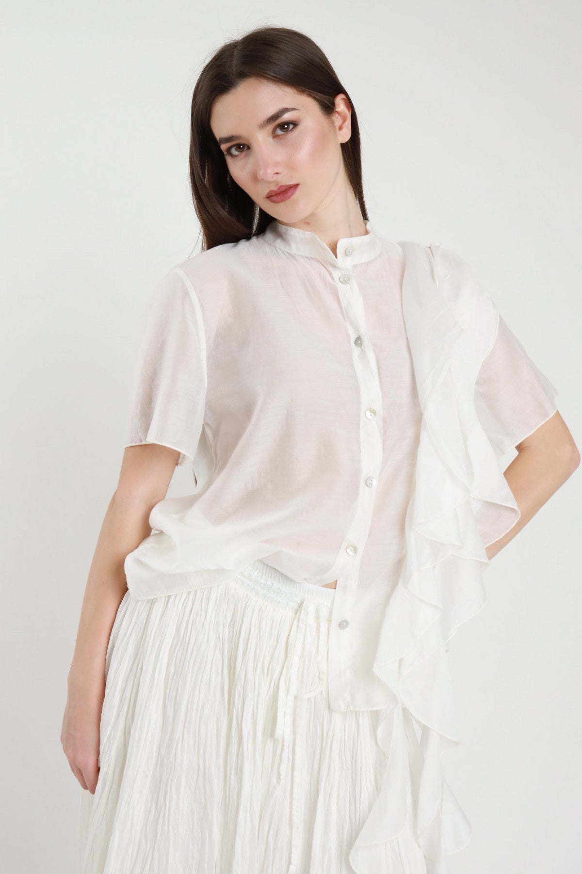 Camicia Mezze Maniche con Rouges