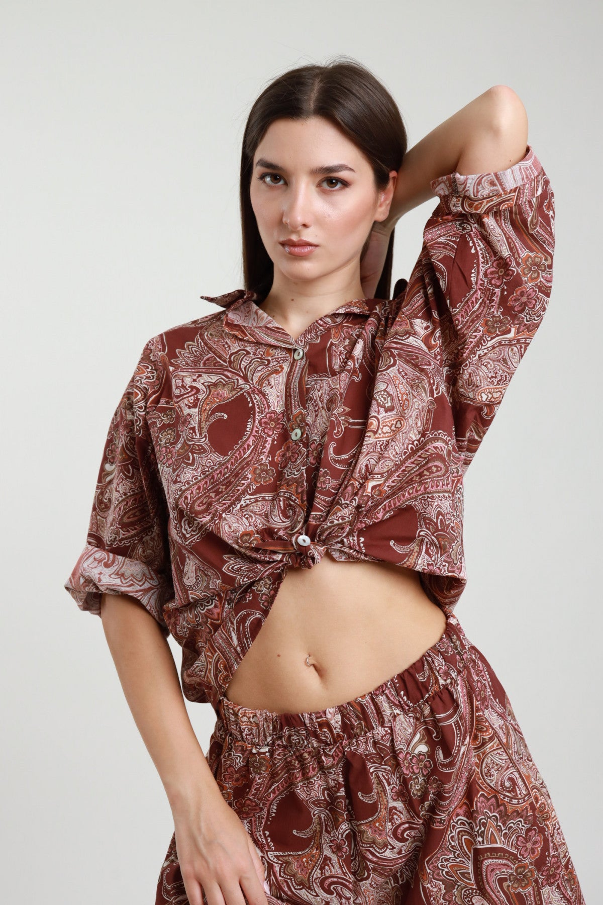 Completo Camicia + Shorts Bandana