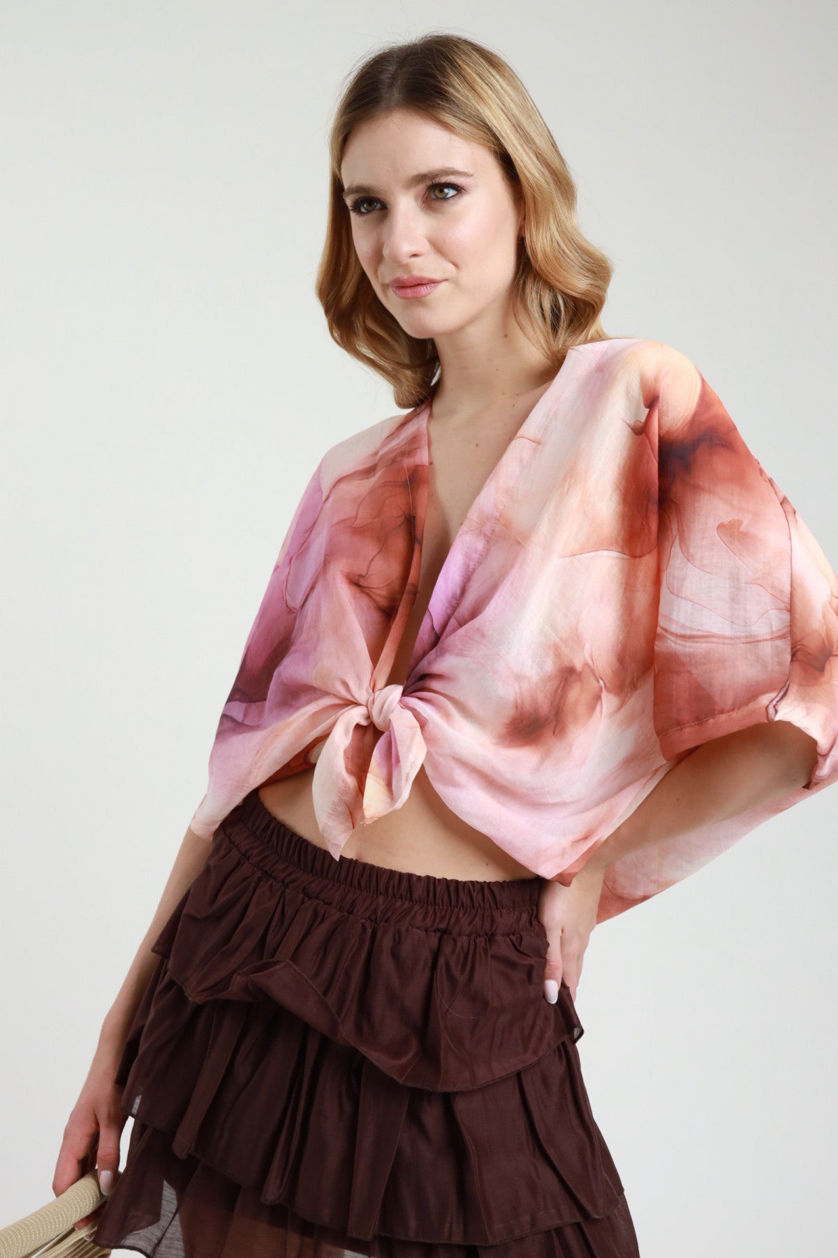 Blusa in Fantasia Multicolor – Susy Mix