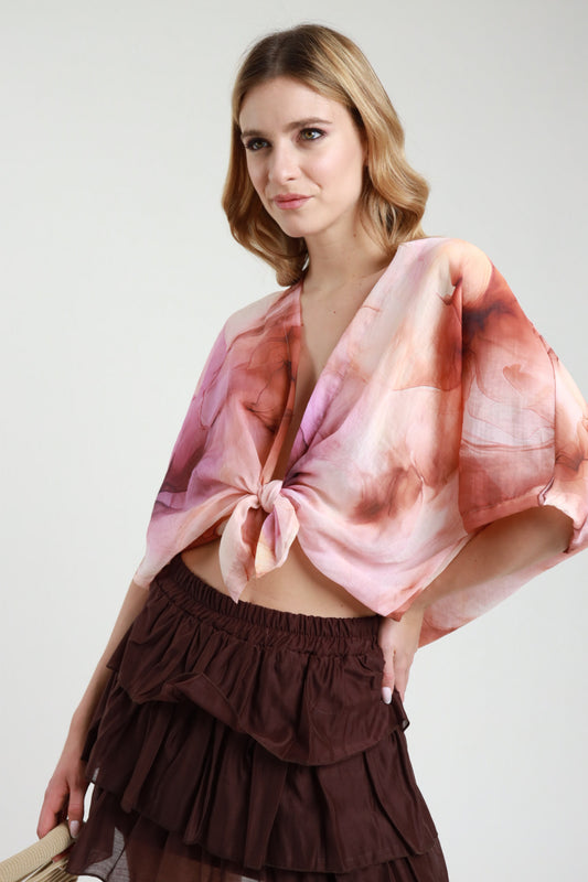 Blusa in Fantasia Multicolor – Susy Mix