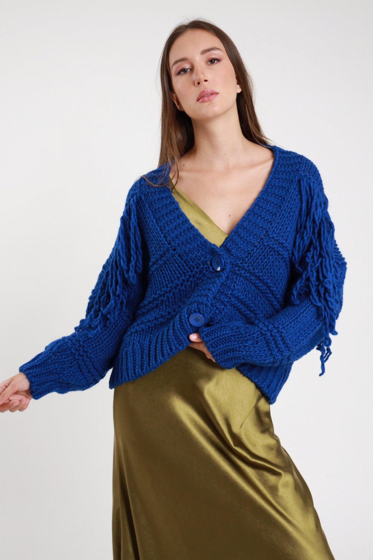 Cardigan Frange