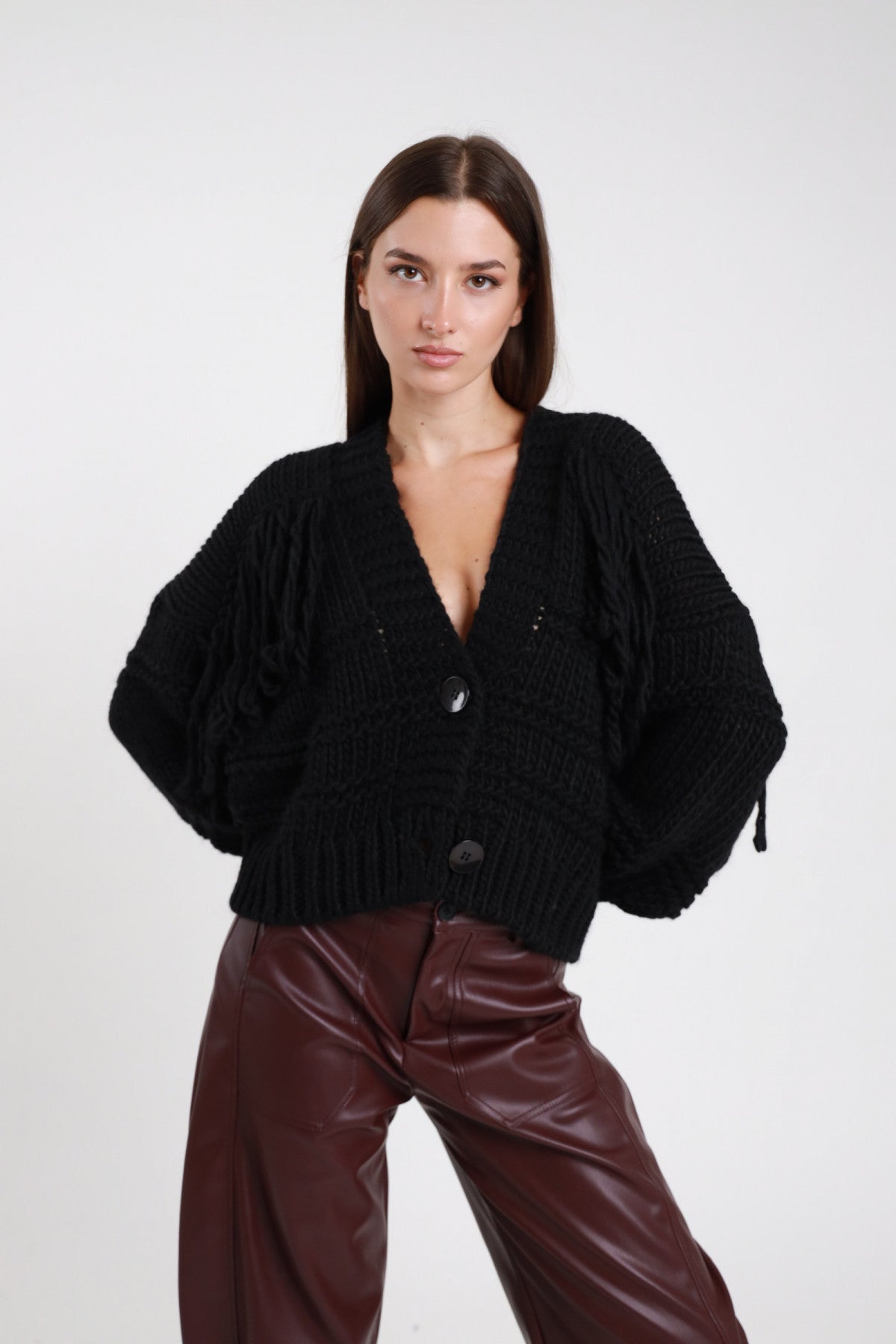 Cardigan Frange