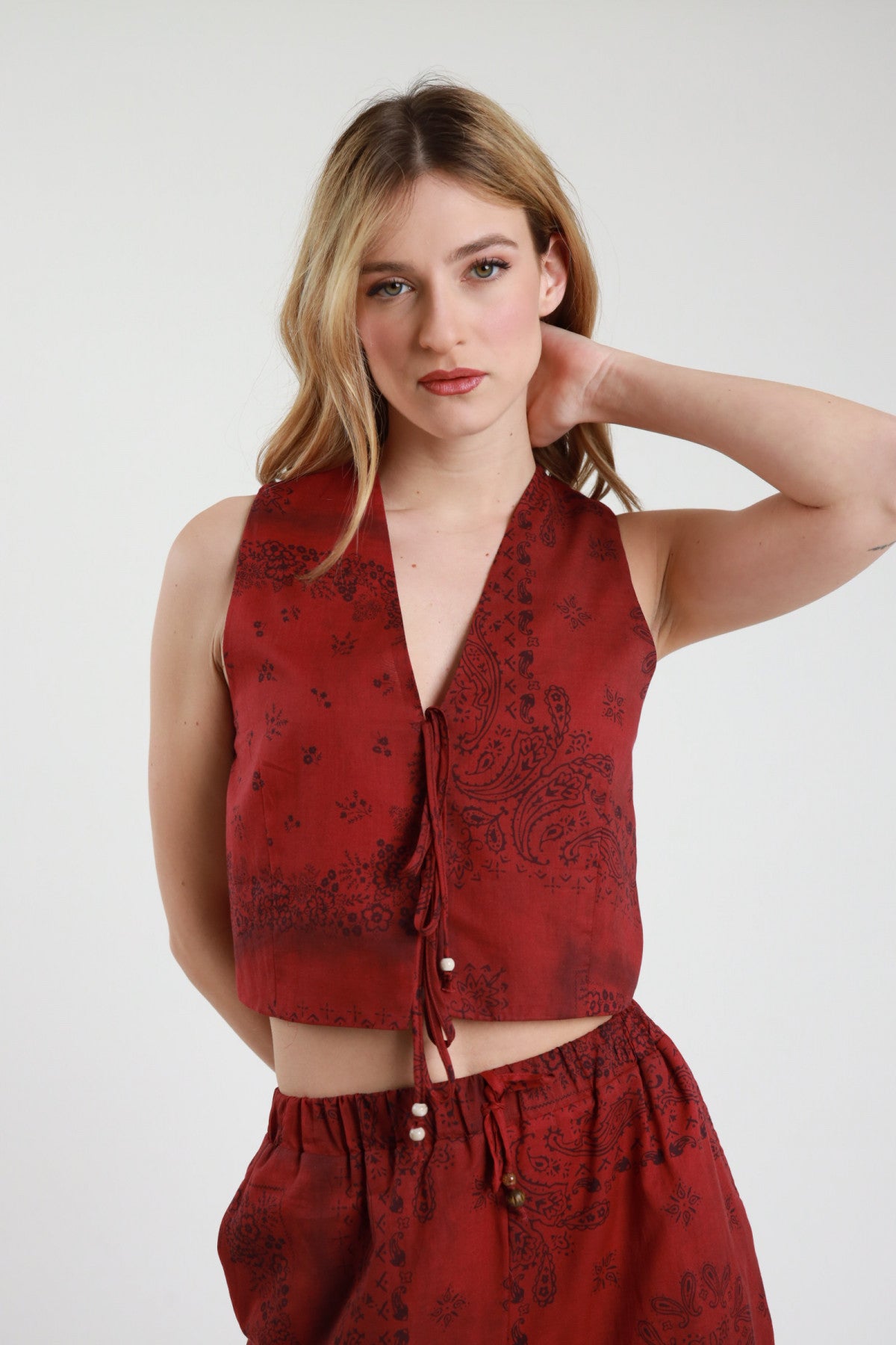 Gilet Stampa Bandana