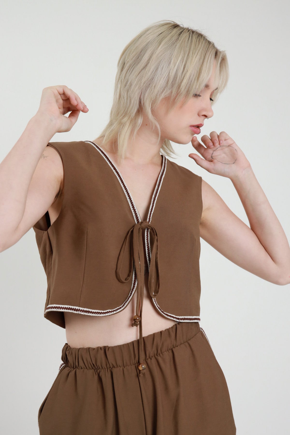 Gilet con Passamaneria