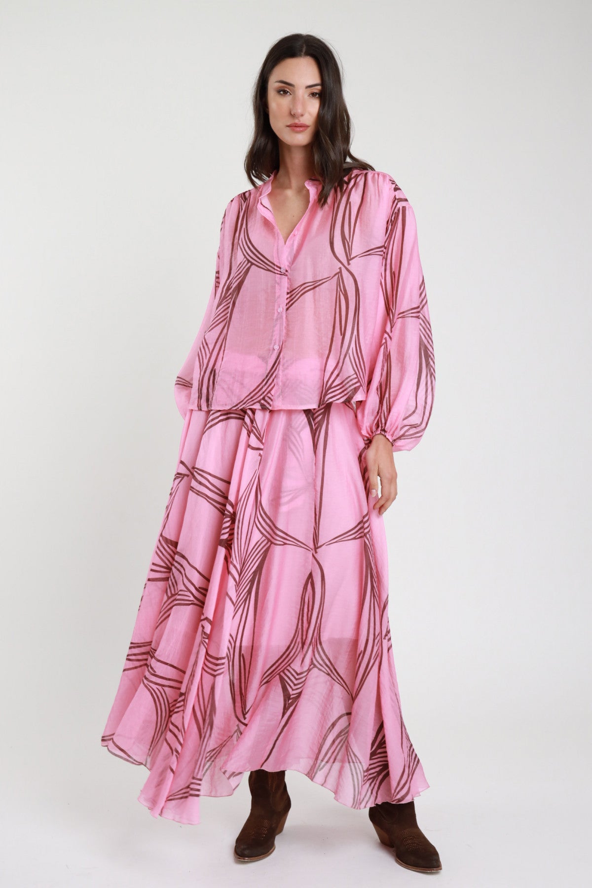 Poetica Fashion - Gonnellone Fantasia con Laccetto - Phard - Gonne