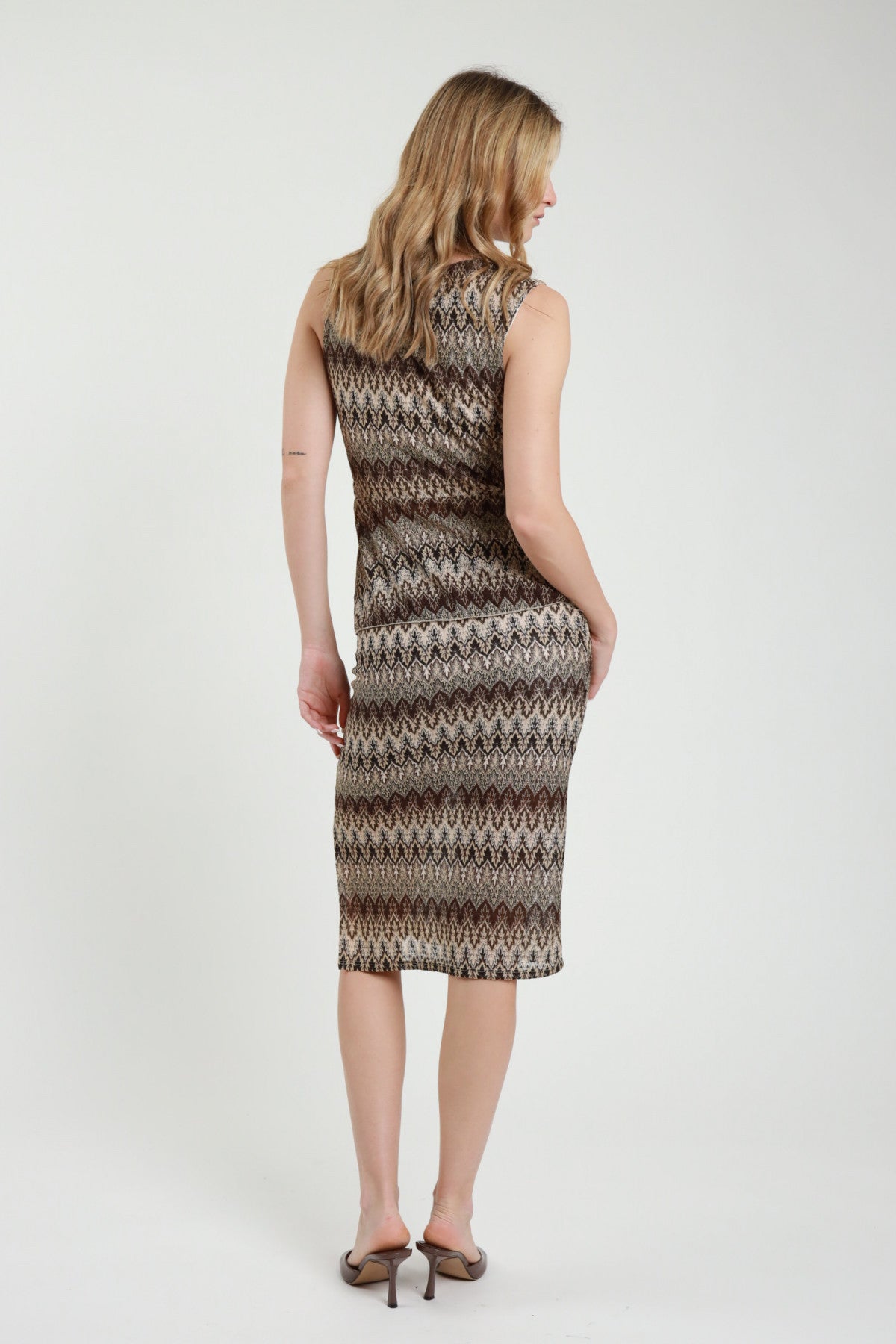 Gonna Longuette Fantasia Chevron Lurex – Susy Mix