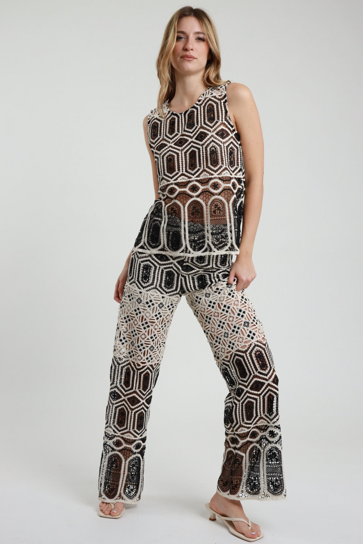 Pantaloni Crochet Susy Mix