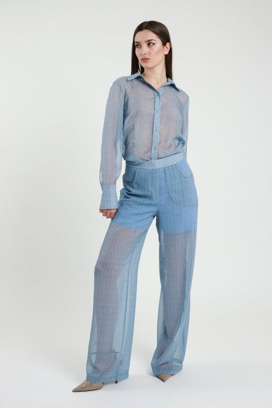 PANTALONE PALAZZO GEORGETTE