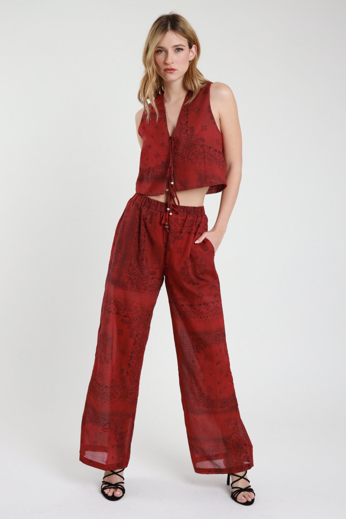 Pantalone Stampa Bandana