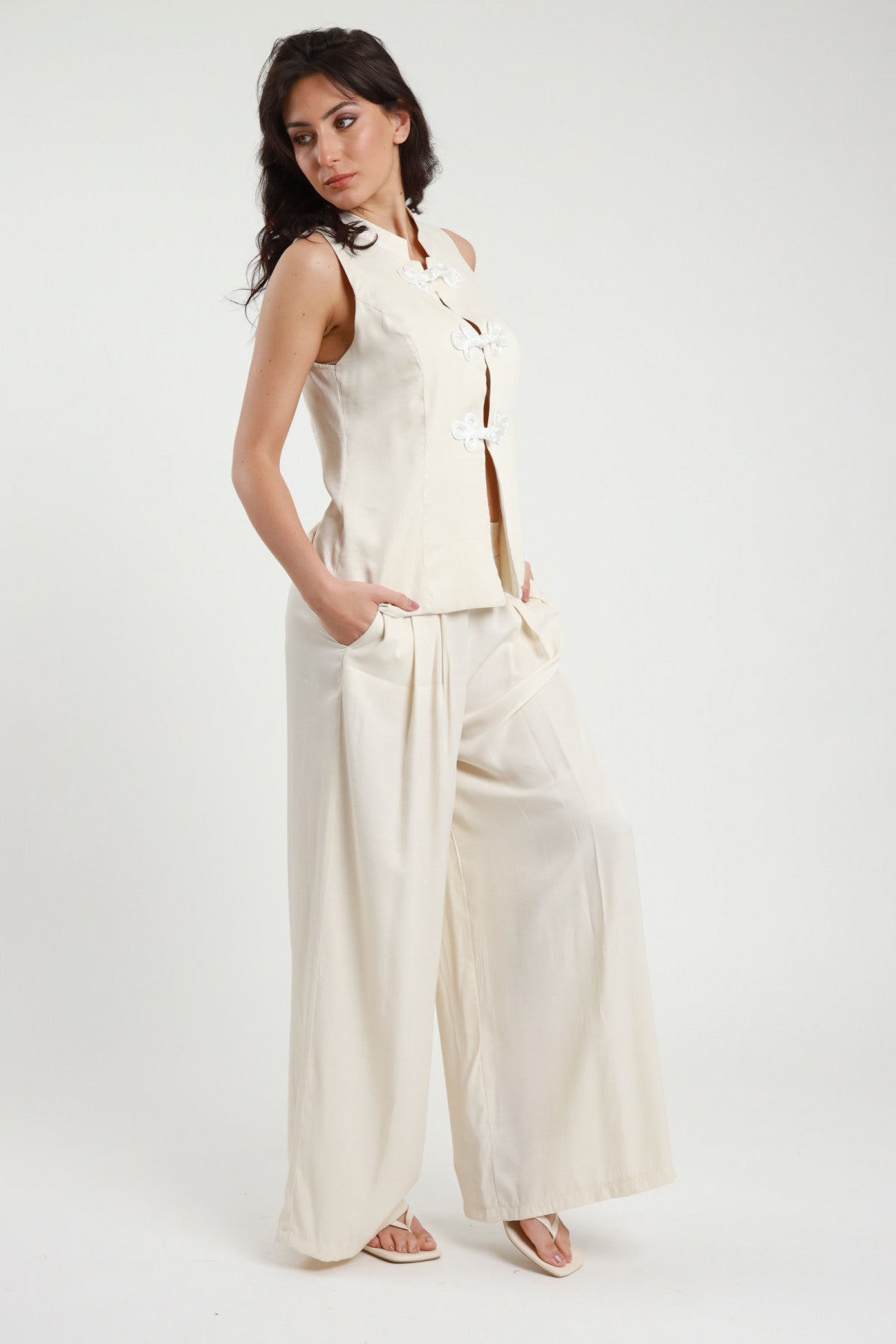 PANTALONE PALAZZO PENCES