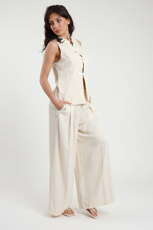 PANTALONE PALAZZO PENCES