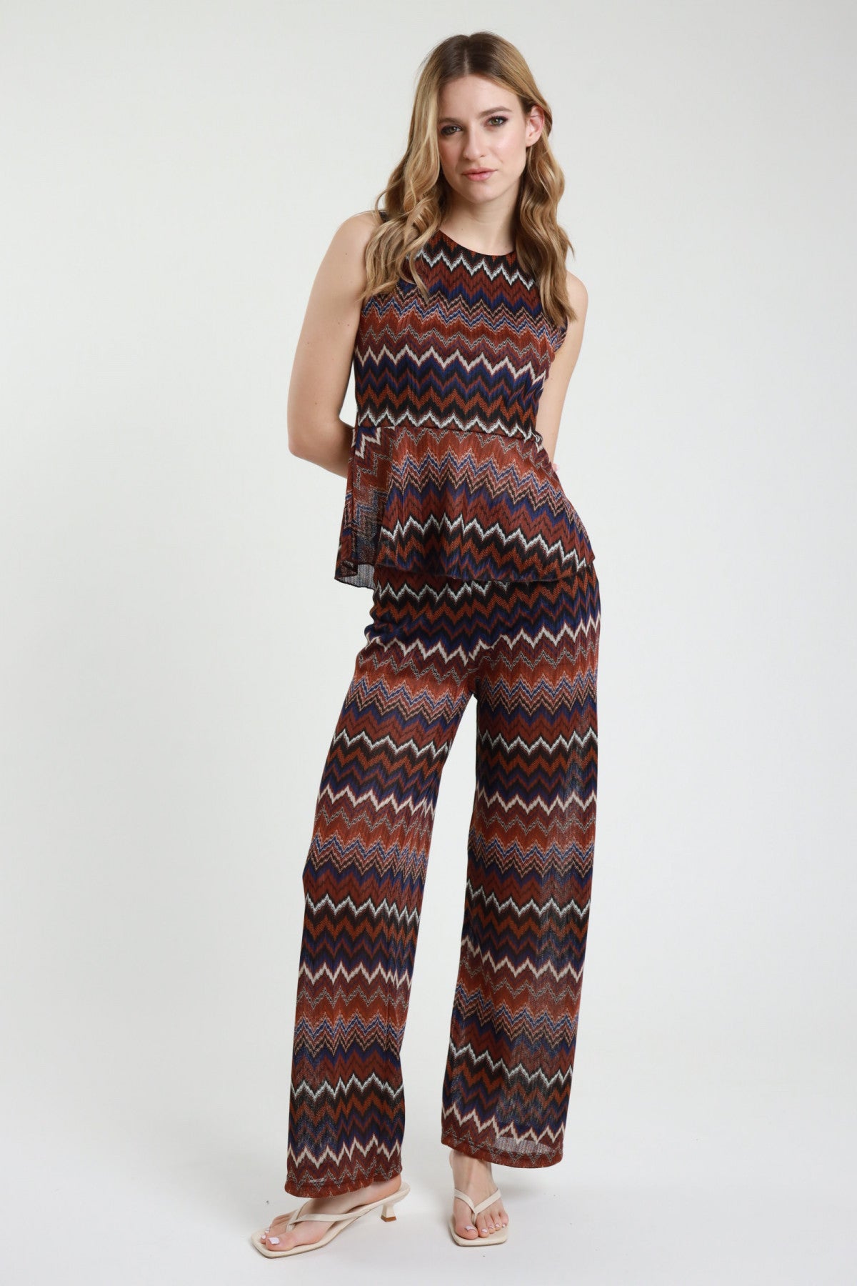 Pantalone Multicolor Zig-Zag