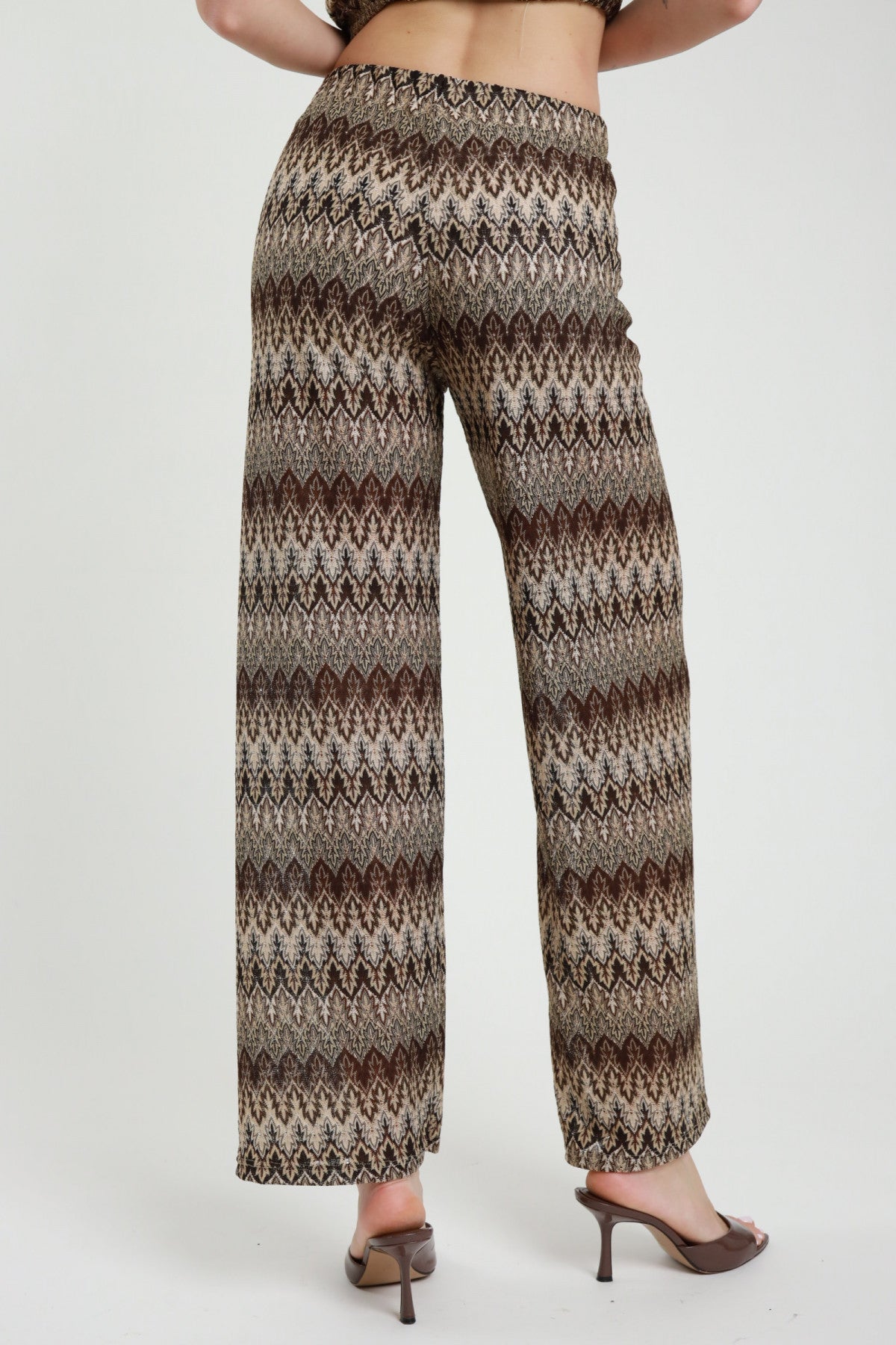 Pantalone Palazzo Fantasia Chevron – Susy Mix