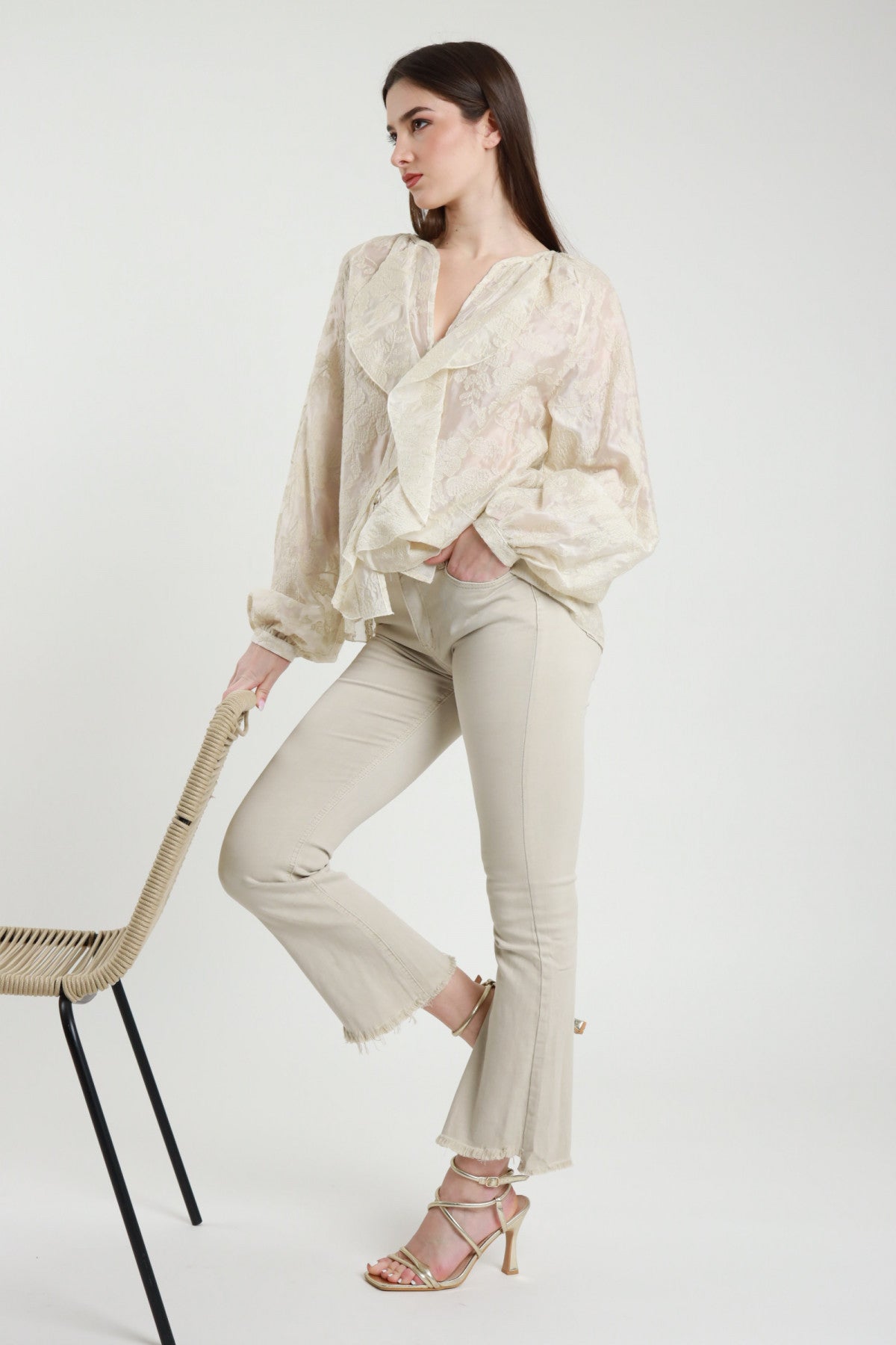 PANTALONE DENIM TROMBETTA