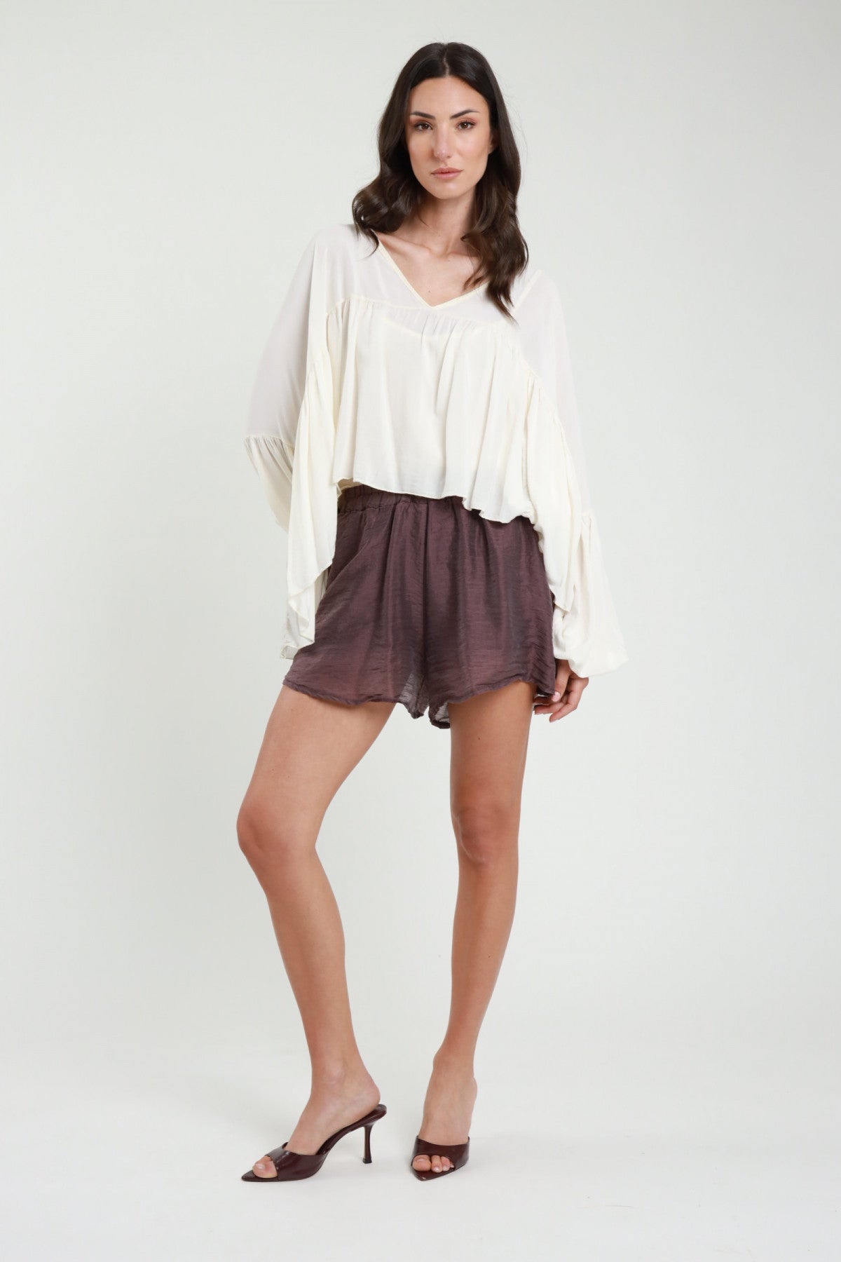 Short in Cotone Doppio Tessuto