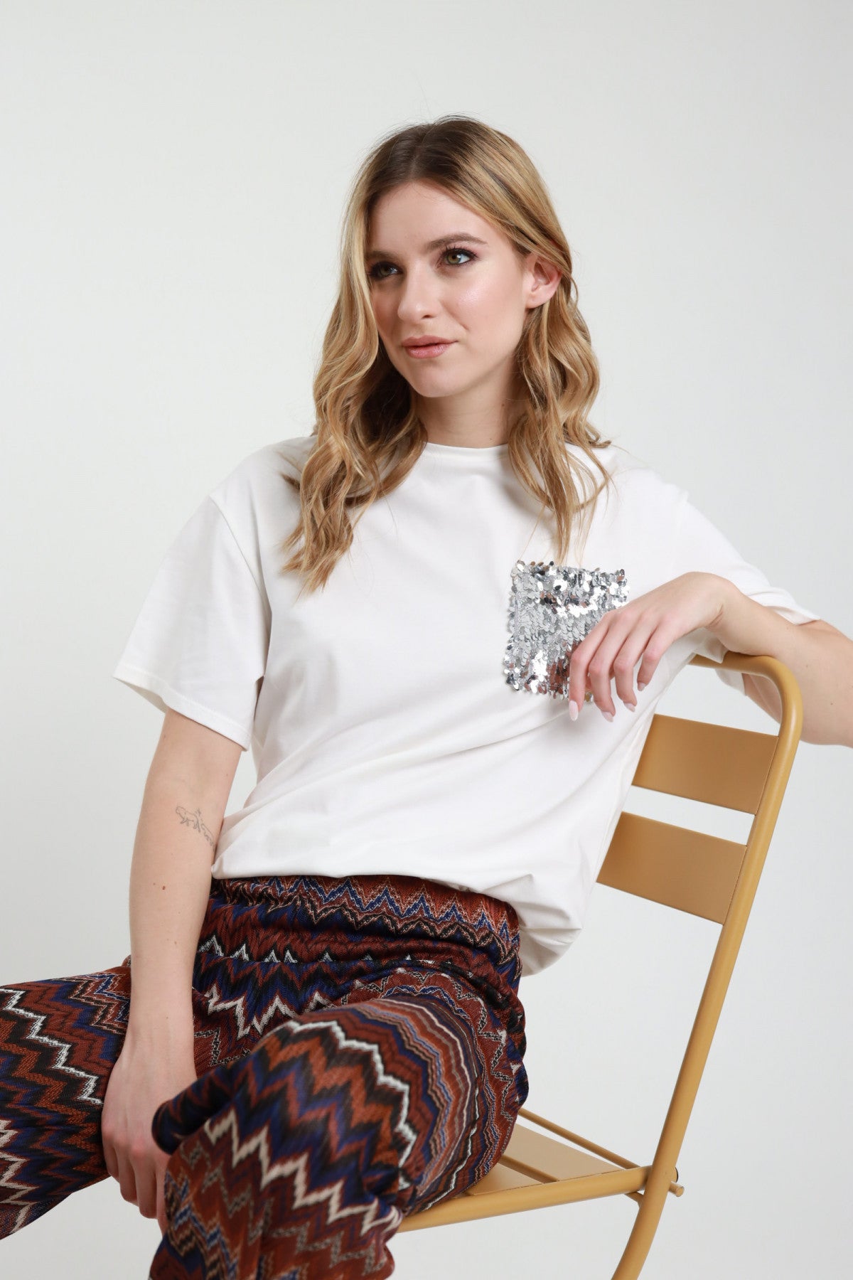 T-Shirt Taschino Paillettes