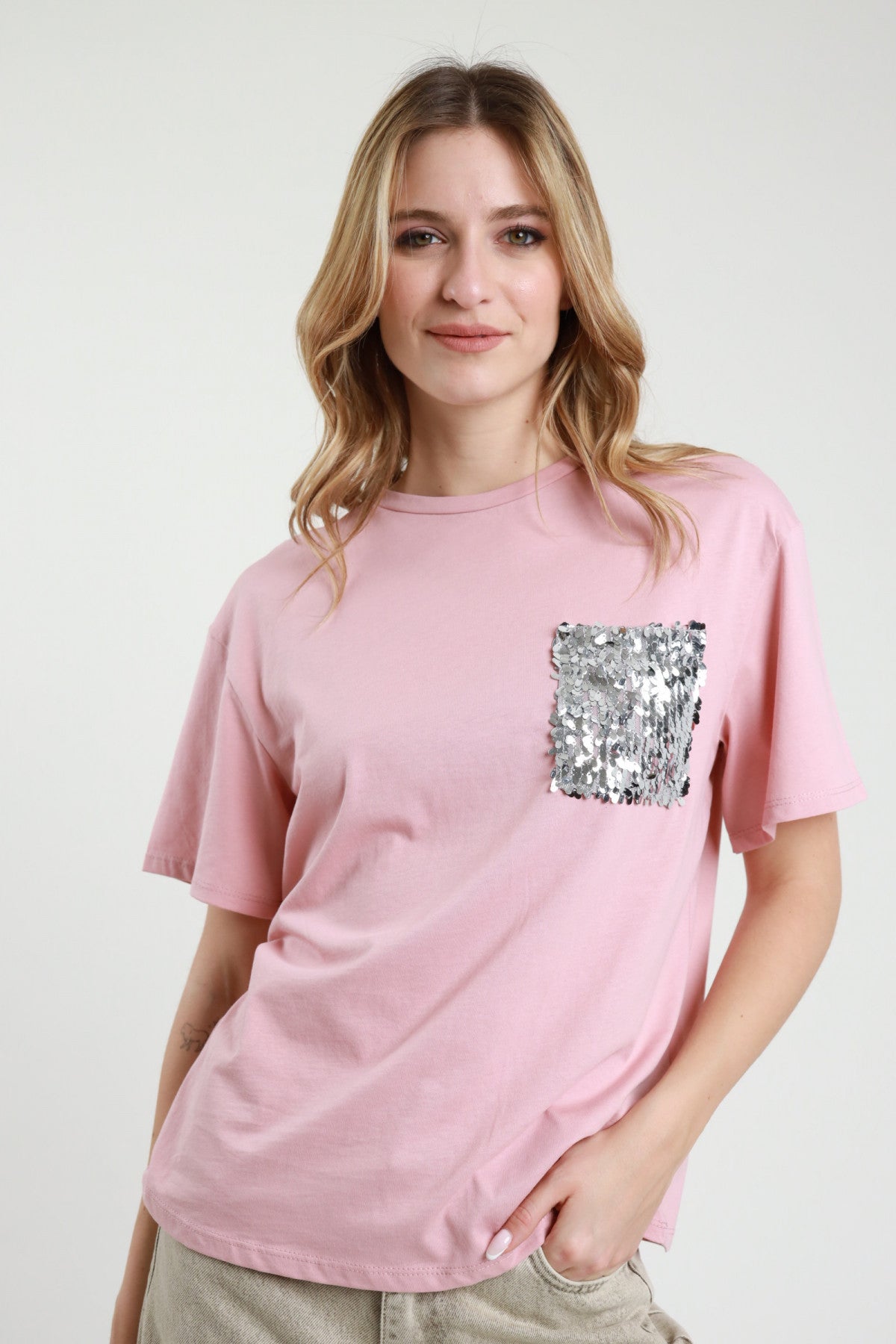 T-Shirt Taschino Paillettes